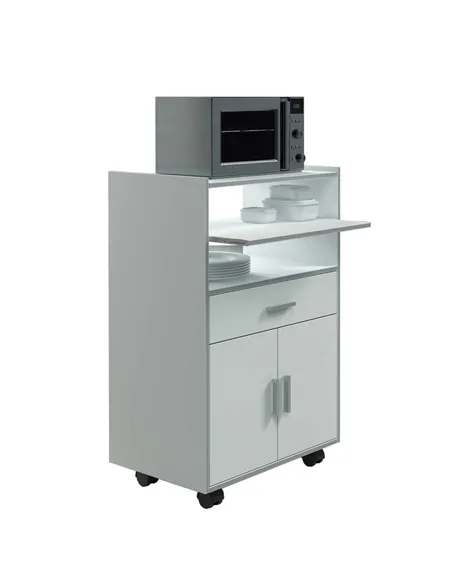 Ayden White and Grey Kitchen Trolley, 2918