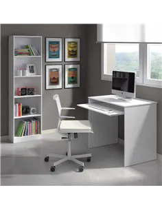 Blanco Small White Gloss Desk, 2491