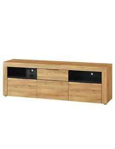 Camar Large Oak Effect 2 Drawer TV Cabinet K25, 2708