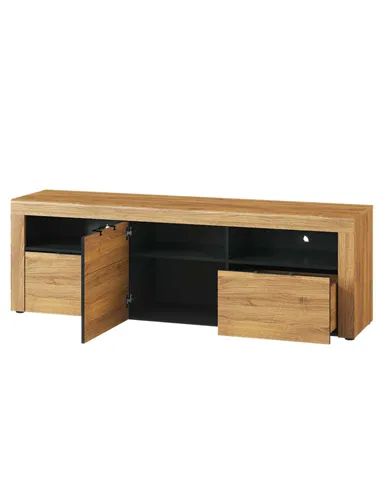 Camar Large Oak Effect 2 Drawer TV Cabinet K25, 2708