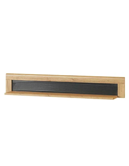 Camar Large Oak Effect Wall Mounted Shelf K35, 2709