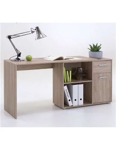 Carin Corner Flexi Desk Oak Effect, 2561
