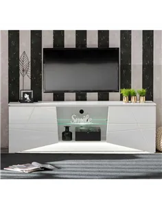 Cartier White Gloss TV Cabinet, 3059 2