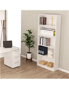 Cordoba Large Artic White Bookcase Bookshelf, 3291 2