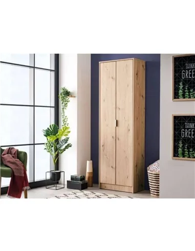 Cotswold Oak Effect Tall Multipurpose Shoe Storage Cupboard, 3450