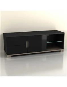 Costa BLACK Gloss TV unit, 2518