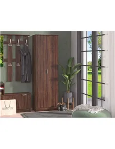 Cotswold Dark Brown 2 Door Utility Cupboard, 3126 2