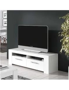 Curro Artic White TV Cabinet Entertainment Unit, 2559