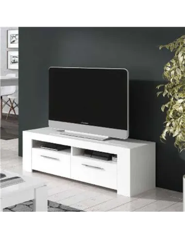 Curro Artic White TV Cabinet Entertainment Unit, 2559