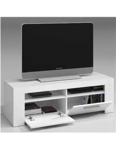 Curro Artic White TV Cabinet Entertainment Unit, 2559 2