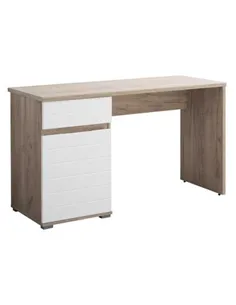 Elano Oak and White Gloss Desk, 3037