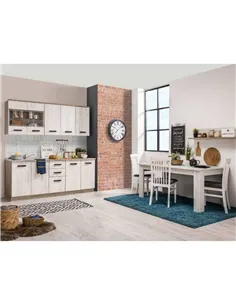 Gabriel White Oak Effect Kitchen Units, 3279 2
