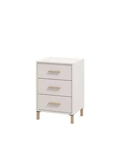 Granada Cashmere And Artisan Oak Effect Bedside Table, 3414