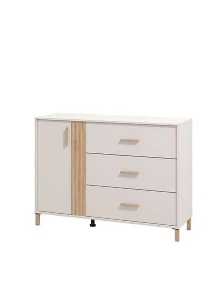 Granada Cashmere And Artisan Oak Effect Chest Of Drawers, 3413