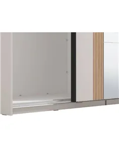 Granada Cashmere And Artisan Oak Effect Sliding Door Wardrobe 220cm, 3411 2