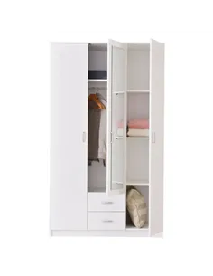Kano White 3 Door Wardrobe, 3047 2