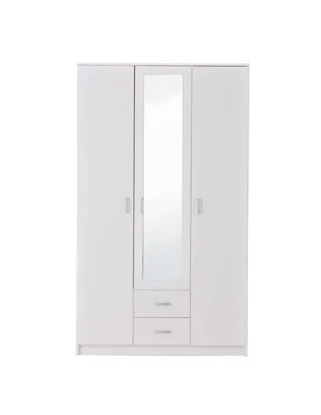 Kano White 3 Door Wardrobe, 3047