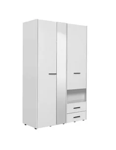 Limone White 3 Door Wardrobe, 3041