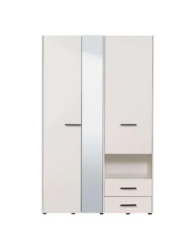 Limone White 3 Door Wardrobe, 3041