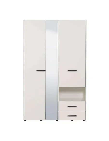 Limone White 3 Door Wardrobe, 3041