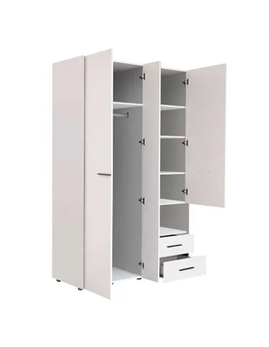 Limone White 3 Door Wardrobe, 3041