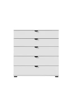 Limone Arctic White Wide 6 Drawer Chest, 3405 2
