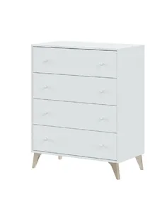 Martinelli Artic White 4 Drawer Chest, 3214