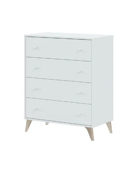 Martinelli Artic White 4 Drawer Chest, 3214