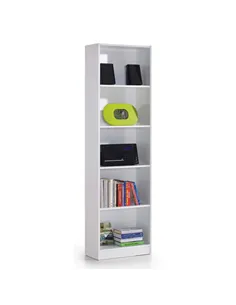 Mila Arctic White Gloss Bookcase, 2444