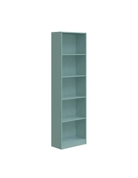 Mila Aqua Green Tall Bookcase, 3252