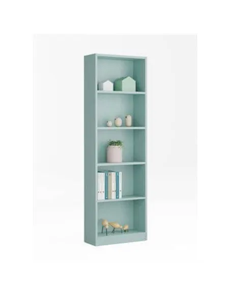 Mila Aqua Green Tall Bookcase, 3252