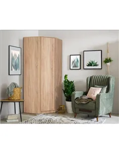 Miami Sonoma Oak Effect Corner Wardrobe, 3124 2
