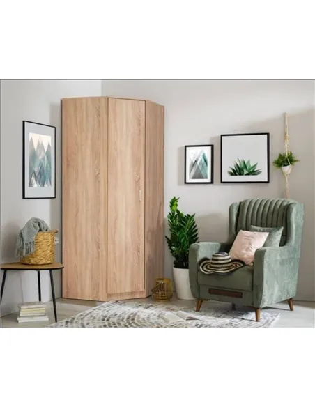 Miami Sonoma Oak Effect Corner Wardrobe, 3124