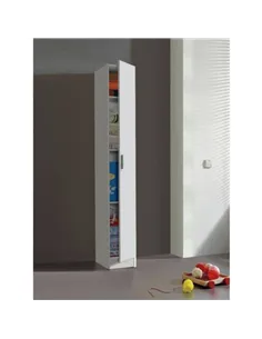 Multi Purpose White Narrow Cupboard, 2473 2