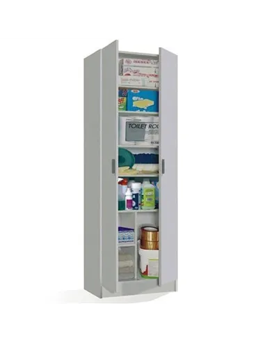 Multi Purpose White Wide Cupboard, 2472