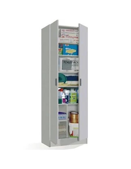 Multi Purpose White Wide Cupboard, 2472