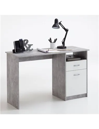 Rami Grey and White Desk, 2978
