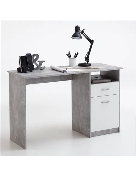 Rami Grey and White Desk, 2978