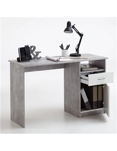 Rami Grey and White Desk, 2978