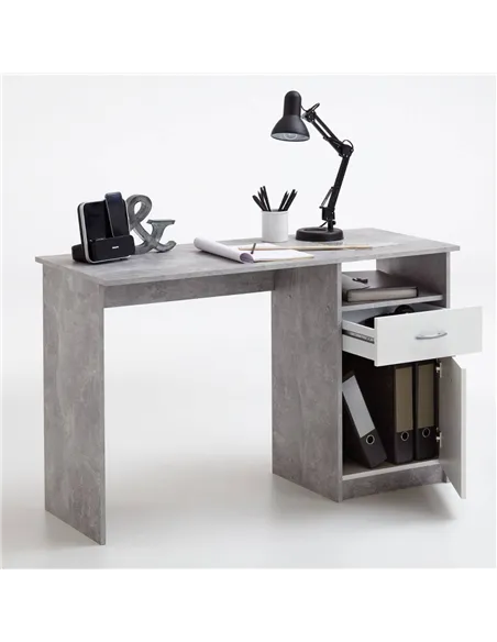 Rami Grey and White Desk, 2978