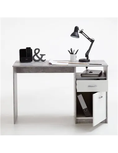 Rami Grey and White Desk, 2978