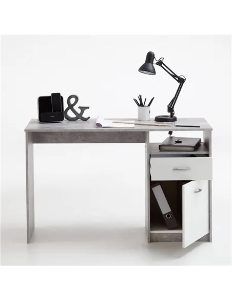 Rami Grey and White Desk, 2978