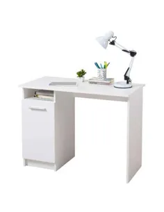 Reygo Matt White Home Office Computer Desk, 3035