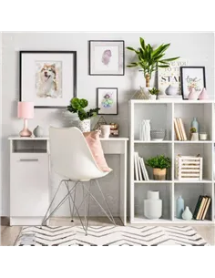 Reygo Matt White Home Office Computer Desk, 3035 2