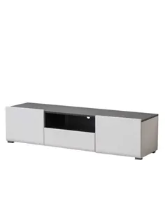 Royce White Tv Unit Cabinet, 3061