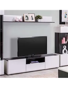 Royce White Tv Unit Cabinet, 3061 2