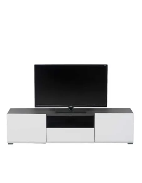 Royce White Tv Unit Cabinet, 3061