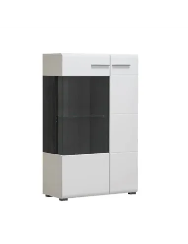 Royce White Short Display Cabinet, 3063