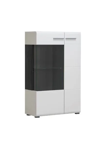 Royce White Short Display Cabinet, 3063