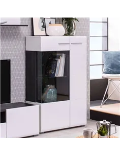 Royce White Short Display Cabinet, 3063 2